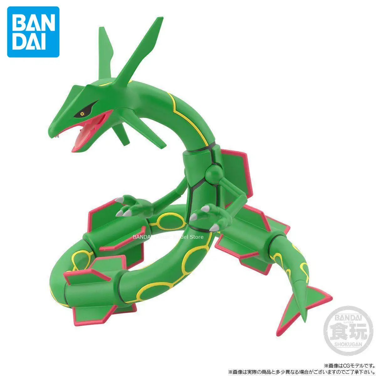 Echte officiële originele Bandai Pokemon Hoenn Scale World Rayquaza figuur Anime collectible boxed model poppen speelgoed