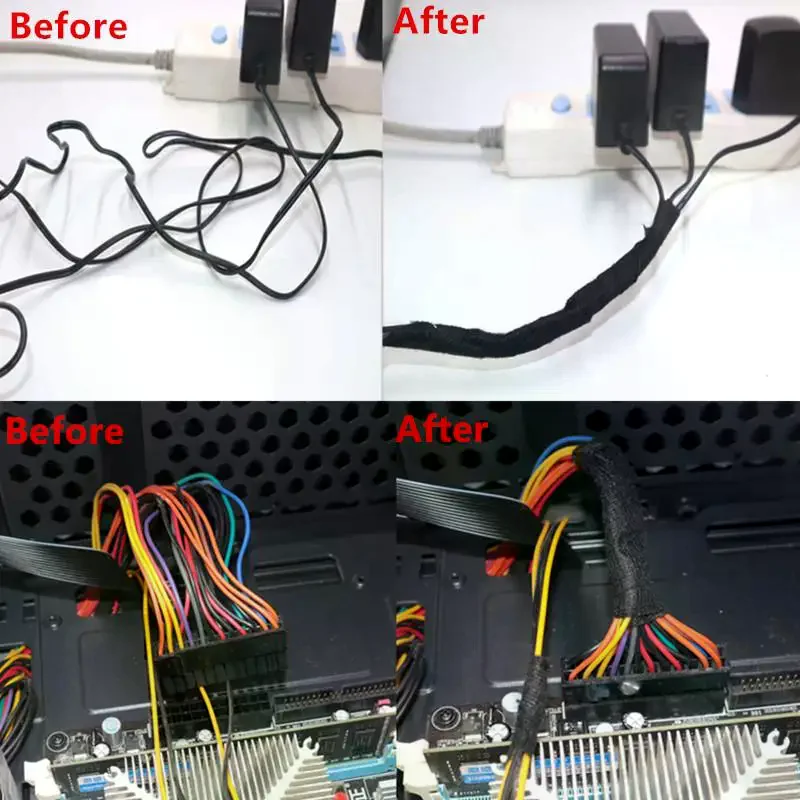 Car Wiring Harness Tape Easy to Tear Flexible 10M/15M/25M for Auto Cable Looms Insulation Wrapping Car Modification Projects