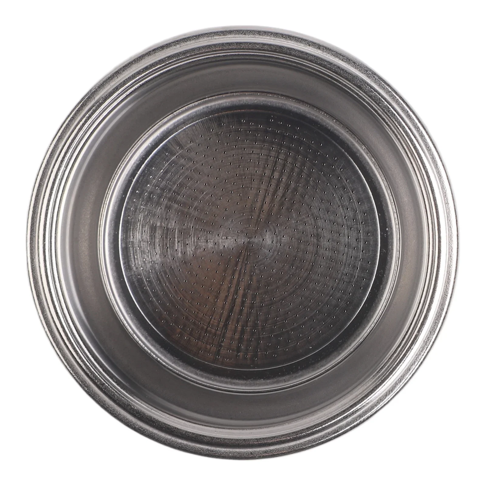 Easy Install Coffee Bowl Coffee Machine Accessory Stainless Steel Color Double Layer Accessory Sturdy Stainless Steel Build