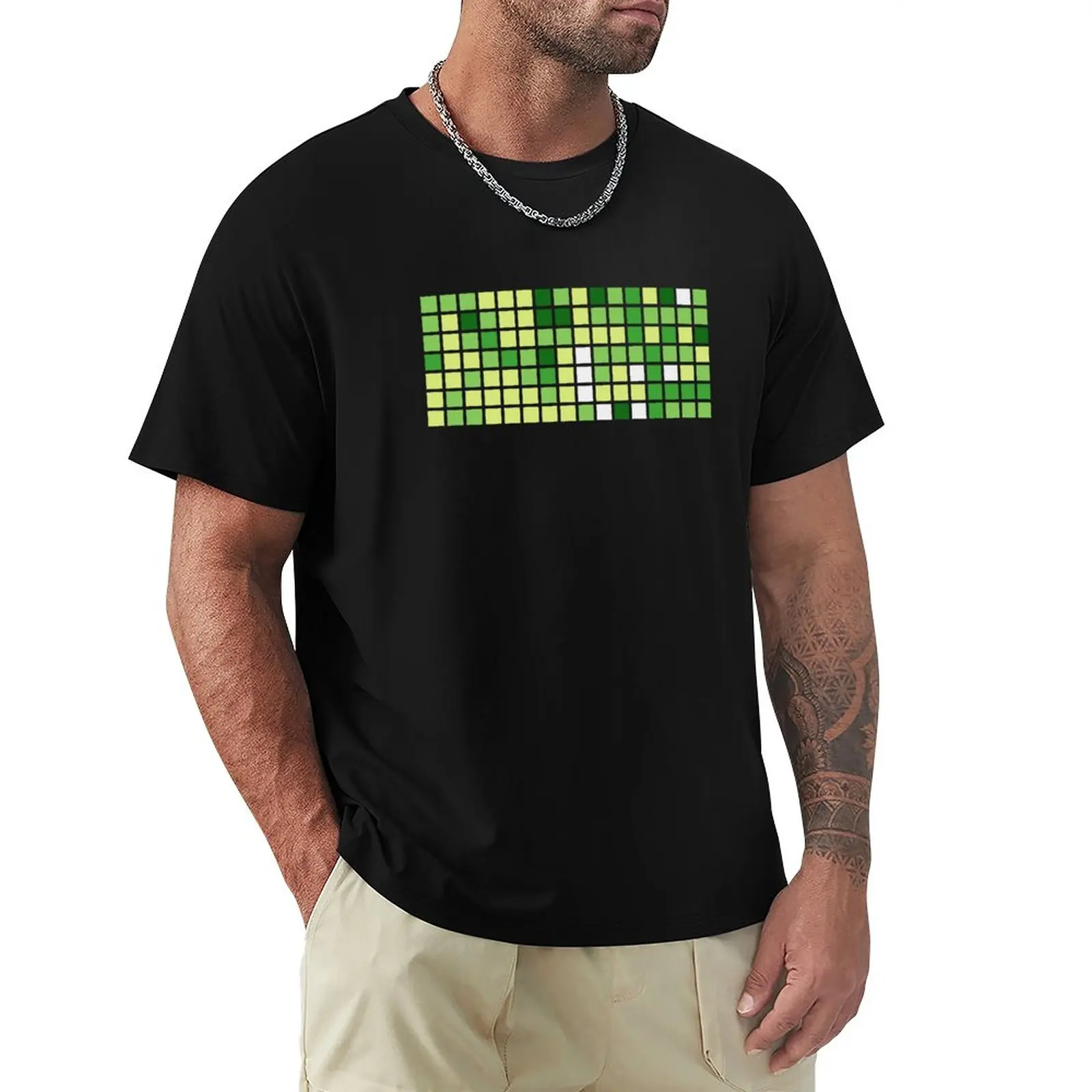humor t shirt cotton Github Contributions (without text) T-Shirt t-shirts man cute tops workout shirts fashion