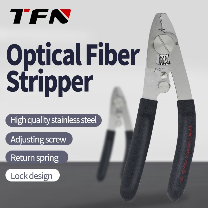 

TFN CFS-5 Fiber Stripper 3 in 1 Miller Pliers Stripper Pliers Professional Optical Fiber FTTH Tool Optical Fiber Stripper