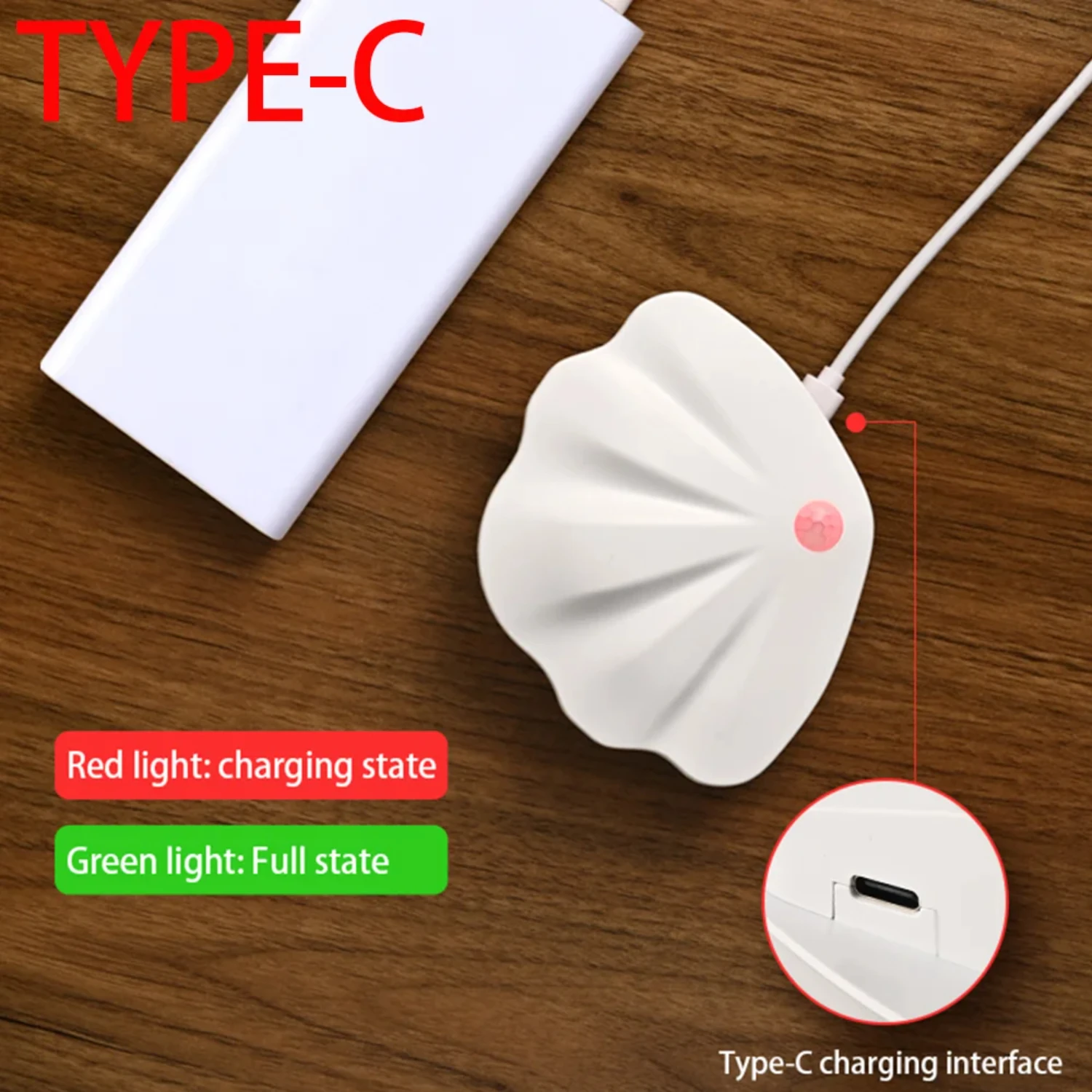 Adjustable Motion Sensor Night Light for Kitchen, Bedroom, Living Room - Stylish, Modern USB Type C Wall Lamp - Convenient Home 