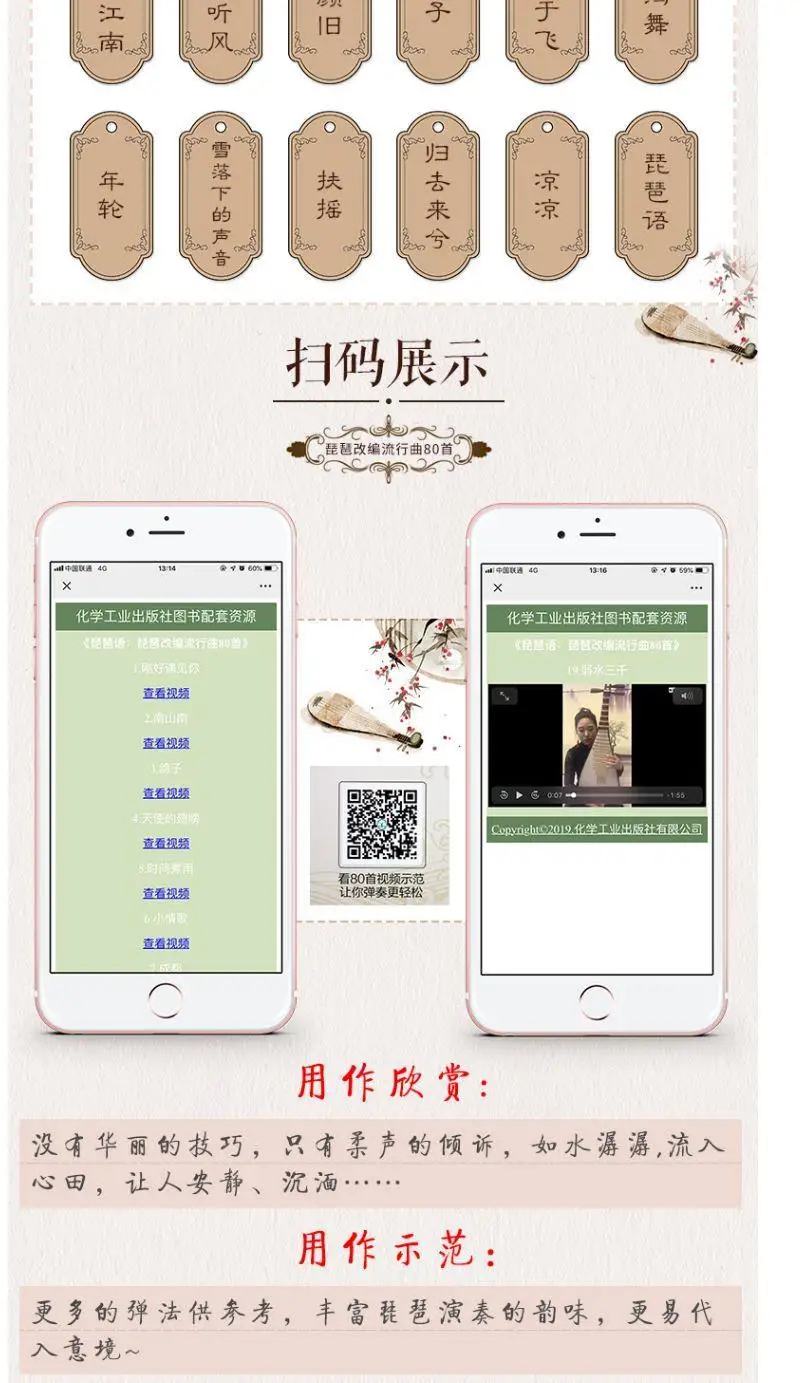 Pipah Language Pipa Adaptada Canções Populares 80 Zero Noções Básicas Iniciantes Iniciar Rápido Livros Tutorial de Autoestudo para Novios