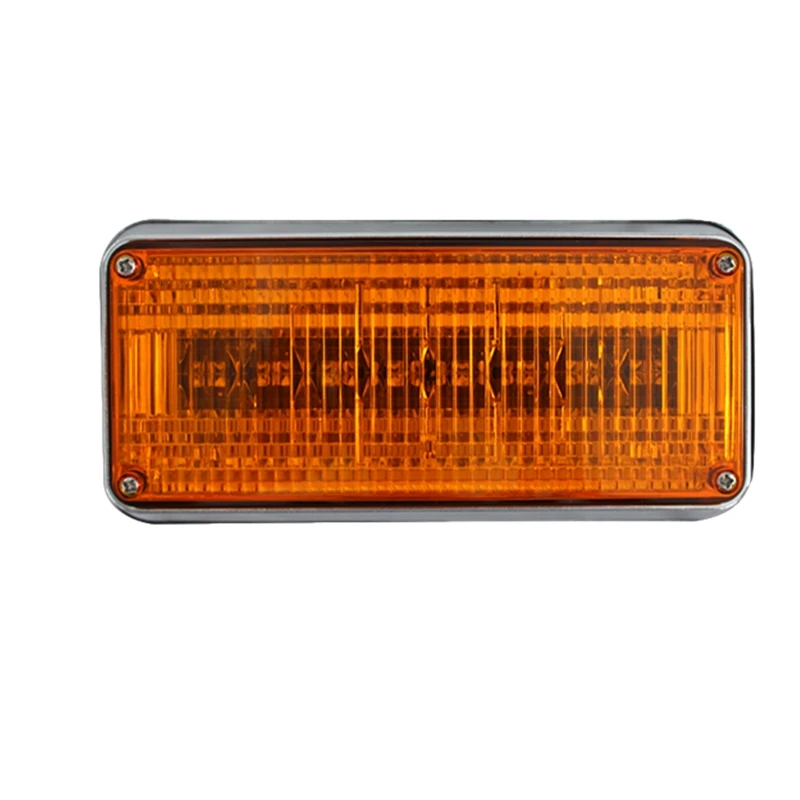 DIY 10-30v 7x3 Inch led Warning Strobe flash Amber light ambulance pumper engines lamps police patrol Warning light 198x90x38mm