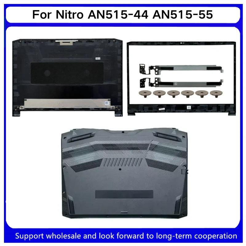 Nouveau pour Kailxuling Nitro AN515-44 AN515-55 LCD couverture arrière une coque AP336000301 60.Q7KN2.001/lunette avant AP2K1000300/charnières