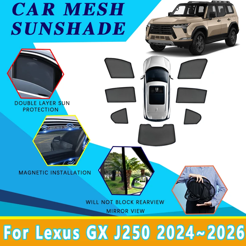 

Автомобильные солнцезащитные козырьки для Lexus GX J250 250 LC250 2024 2025 Противогрязевые козырьки Солнцезащитные козырьки Аксессуары