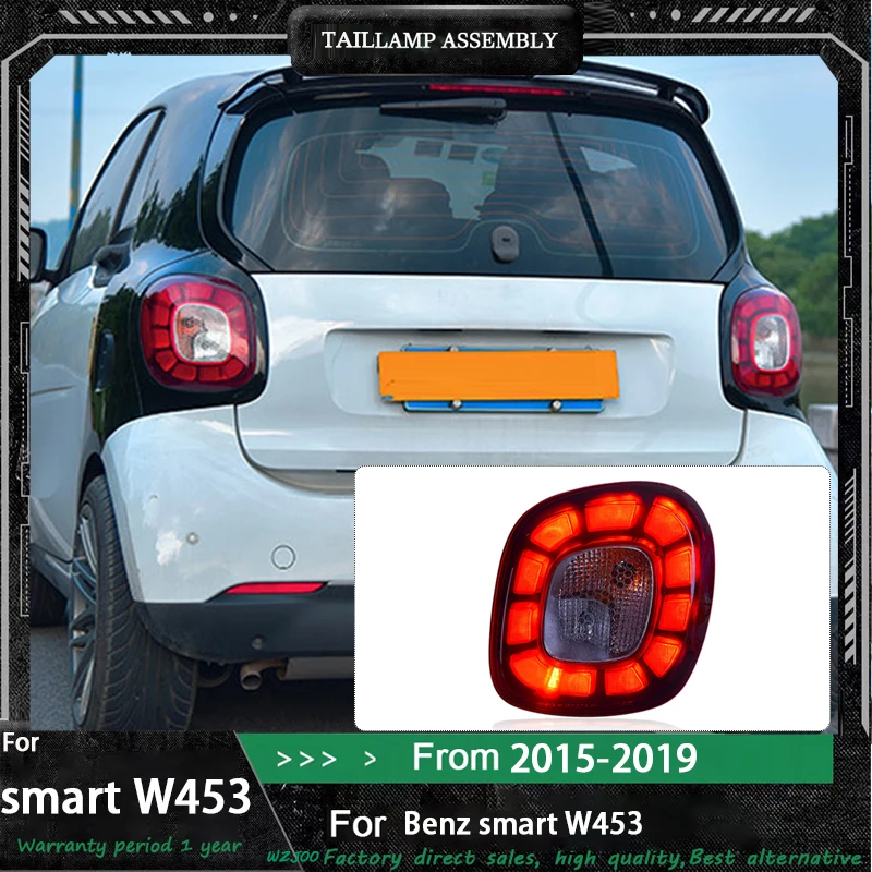 

Автомобильный задний фонарь в сборе для Benz W453 Smart 2015-2019, задние фонари Plug and Play, задний бампер Fortwo Forfour, задние фонари