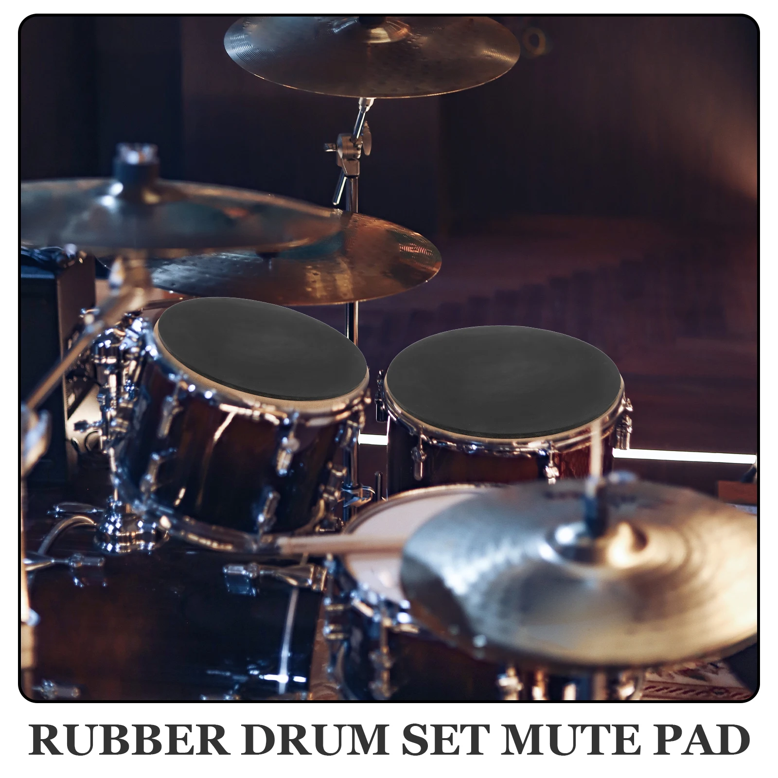 

Thickened Soundproof Set Cymbal Mute Cushion Rubber Mute Pad Damping Accessories Snare Drum Practice Kit Durable Drum