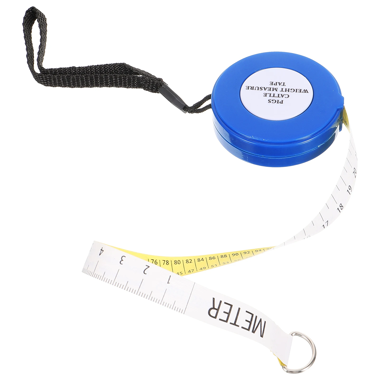 

Animal Measuring Ruler 2 5M Blue PVC Livestock Tape Chest Circumference Weight Cattle Goat Dairy Horse Girth Multifunctional