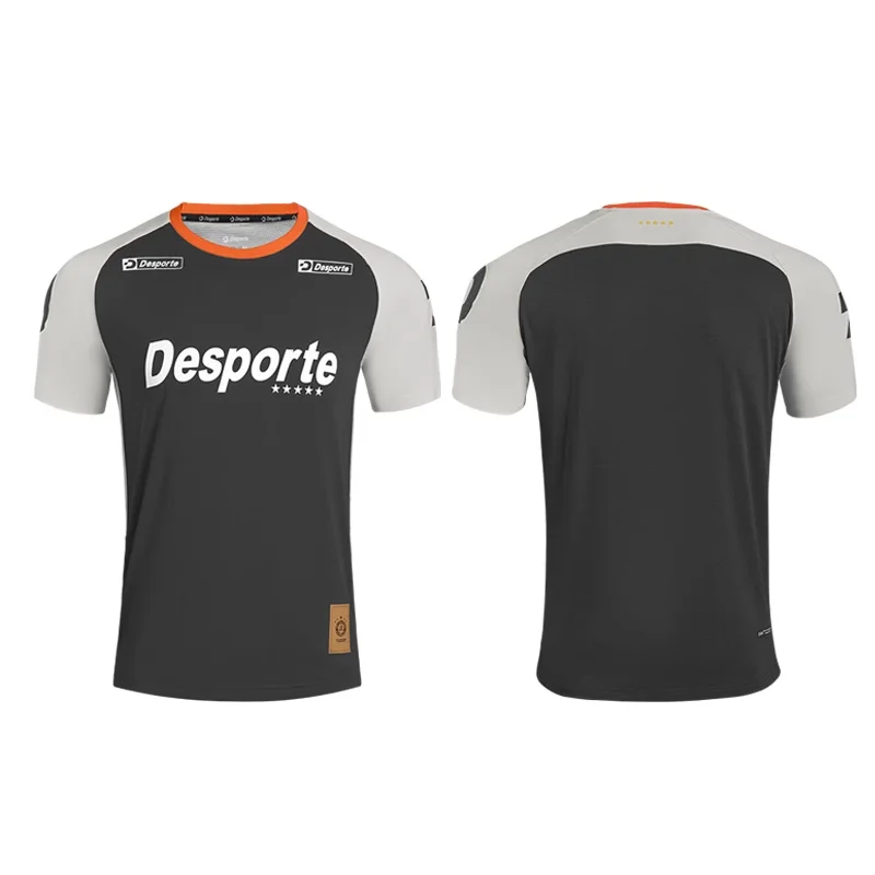 

Quick drying breathable printed contrasting splicing comfortable football training suit short sleeved