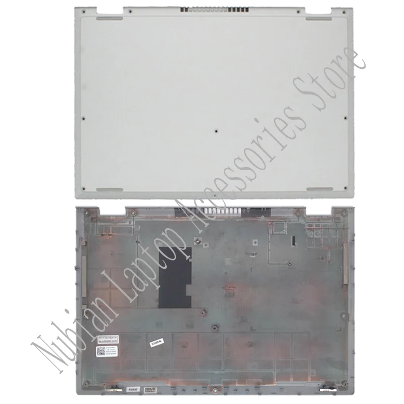 Imagem -06 - Dell-lcd Tampa Traseira Lcd Frente Bisel Palm Almofada Inferior Case c Capa Dell Inspiron 13 7347 7348 7359 Series 0v5chp Prata Novo