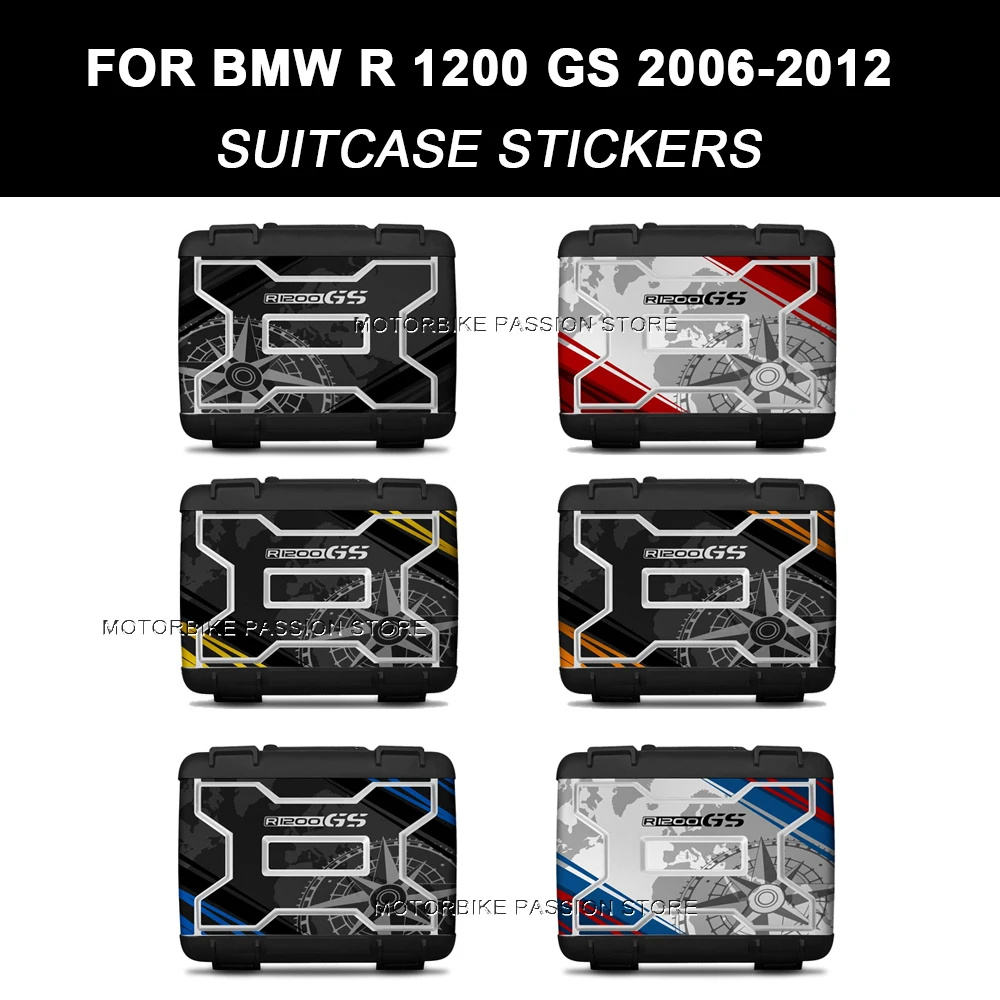 

R1200GS Motorcycle Toolbox Sticker Suitable For BMW Vario Case R 1200 GS r1200gs r 1200 gs Easy To Remove Sticker 2006-2012