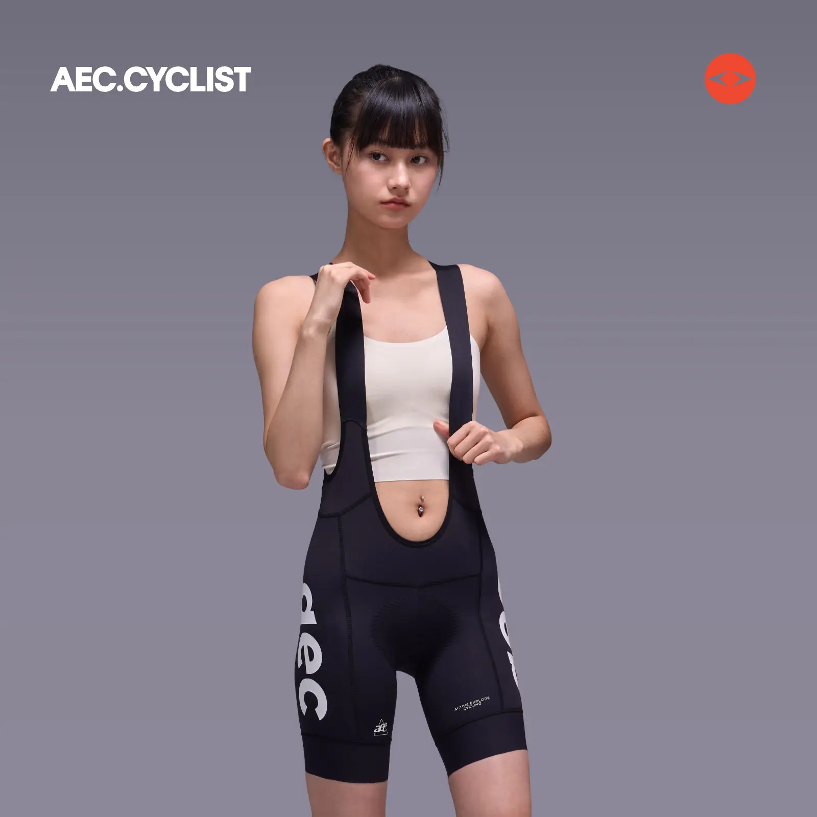 AEC.CYCLIST Cycling Bib Shorts For Women 7Hours Ridding Padded Tight Bibs MTB Clothing ChiRan High Suspender Bicycle Shorts