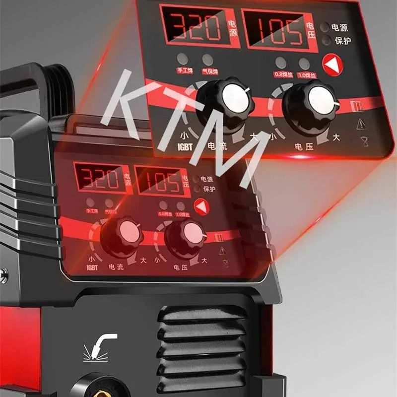 ماكينة لحام كهربائية محمولة من KOTUMY ماكينة لحام محمية بغاز ثاني أكسيد الكربون ماكينة لحام غير غاز 220 فولت الوزن الصافي: 5.15 كجم #6