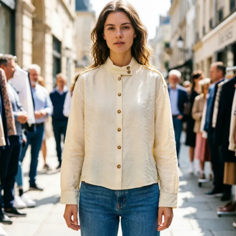 

2026 Spring New Arrival: Chic Collar Casual Shirt