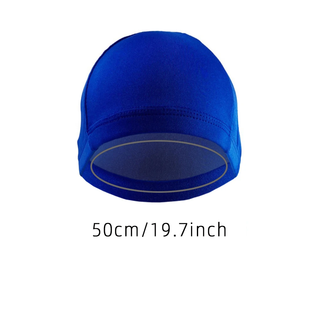 Spandex Dome Cap Wide Band Wig Satin Breathable Wave Cap For Men