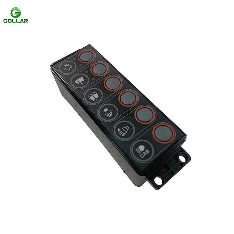 Construction Machinery Parts for Hyundai R215-9 R225LC-9 Excavator Headlights/Wiper Control Panel 21Q6-30601