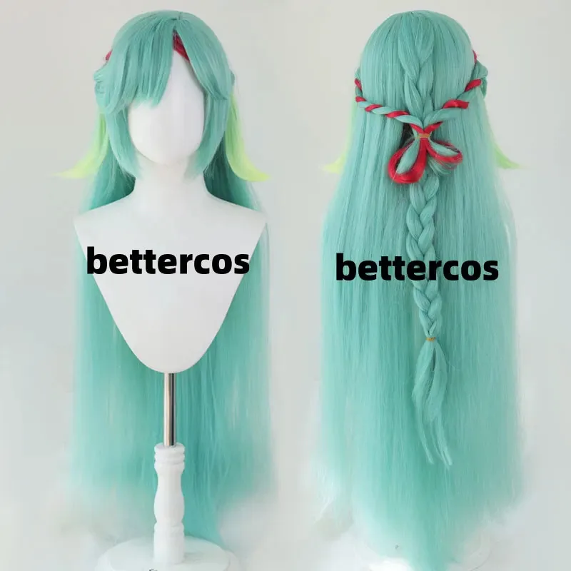 

Shaosiyuan Косплей Парик Женщины Сойань Длинный Зеленый Прямой Парик Косплей Аниме Косплей Парики Термостойкие Синтетические Парики
