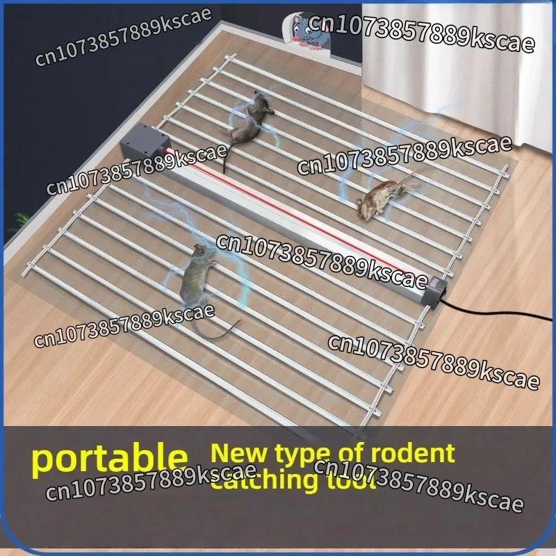 High-Voltage Mousetrap Infrared Automatic Electric Shock Mouse Trap Safe Continuous MouseTrap50x65CM/60x65CM/75x75CM