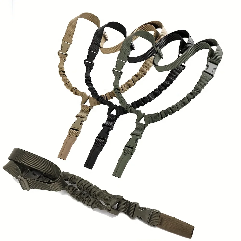 Tactical Gun Rope Shoulder Strap Multi Functional Anti Slip Strap Outdoor Universal Adjustable Reinforced Wear Resistant