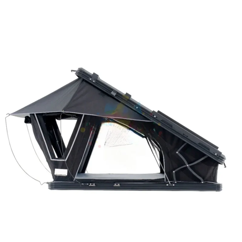 High Quality 4 Person Bracket Type Hard Shell Car Roof Top Tent PU3000mm Waterproof Outdoor Travel Camping Accessories - view 4