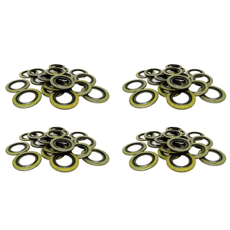 Simple 80PCS Engine Oil Drain Plug Gasket 016393/016454 For Citroen,Toyota,Renault,Fiat,Iveco,Nissan,Opel,Volvo,Mini