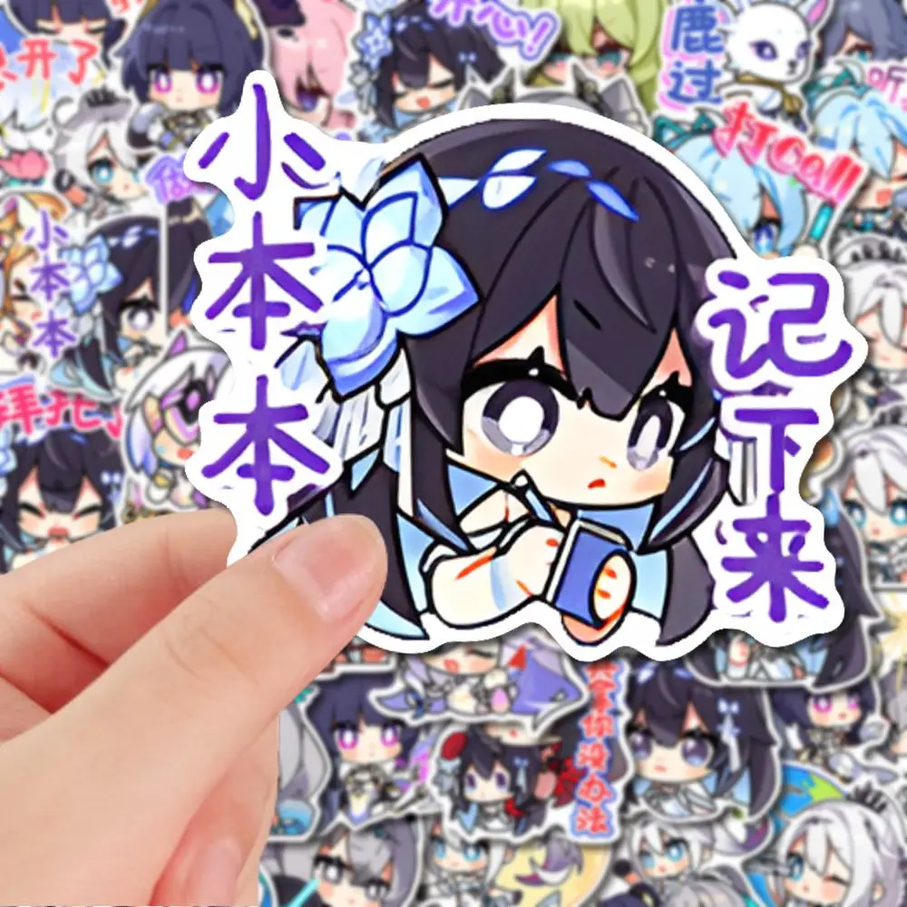 Honkai Impact 3rd Expression Avatar Stickers Graffiti for Laptop Luggage Skateboard Guitar Decal Scrapbook Toy Honkai Impact 3