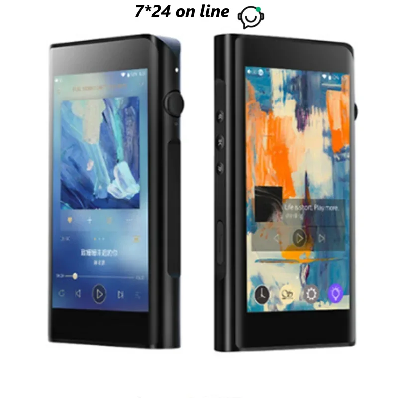 SHANLING M6 휴대용 플레이어 듀얼 AK4495SEQ DSD256 HiFi Bluetooth 밸런스드 출력 플레이어(터치 스크린 포함)