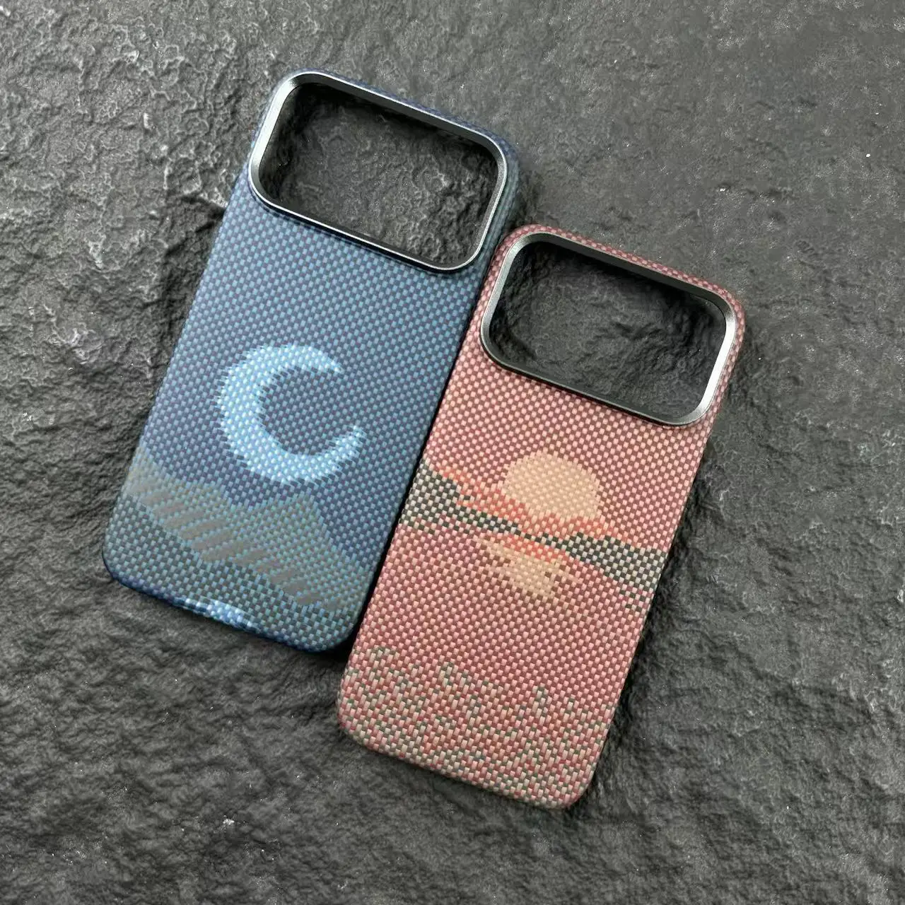 Kevlar Phone Case for iPhone 18 Pro Max, Thin Magnetic Aramid Fiber Case for iPhone 18Pro, Anti-Scratch Hard Back Cover