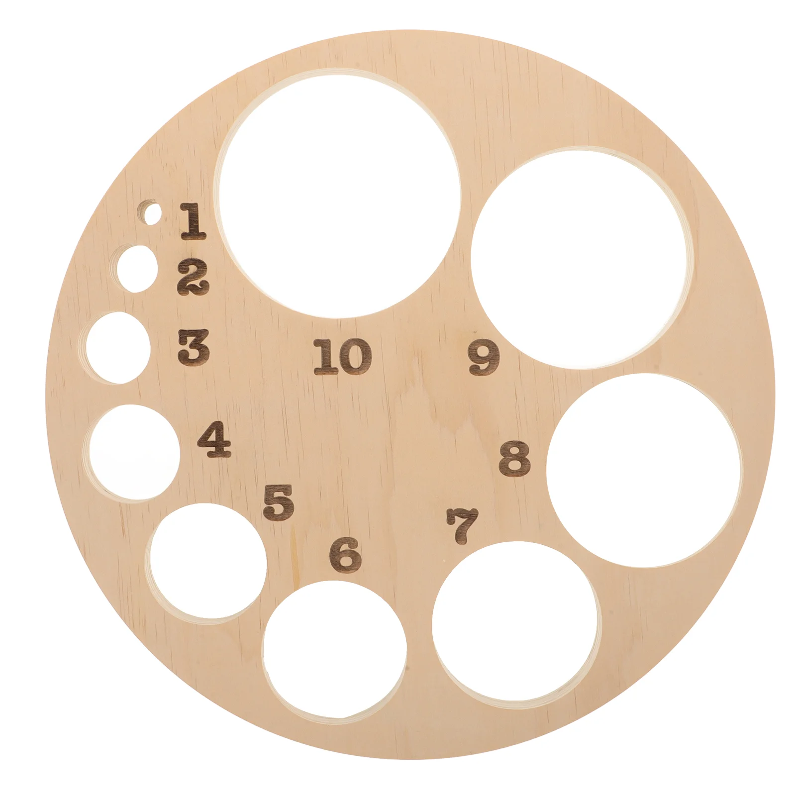 Decor Diagram of The Cervix Wooden Fetal Position Wheel For Midwife Reflexology Beige