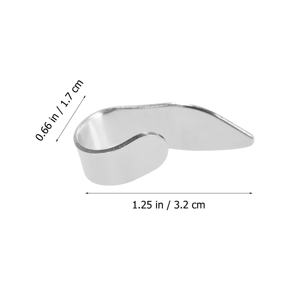 

Stainless Steel Finger Picks Durable Anti-Rust Finger Protectors For Guitar Bass Control Gift Guitar Accessories