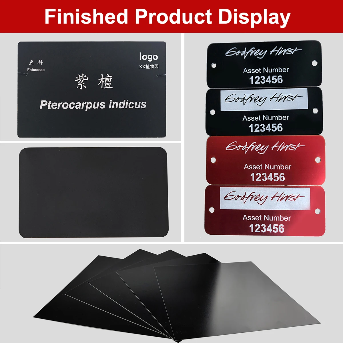 Black Anodized Aluminum Alloy Plate 5052 Aluminum Flat Plate Thickness 0.5/0.8/1/1.5/2mm 100x100mm 200x200mm 200x300mm 300x300mm