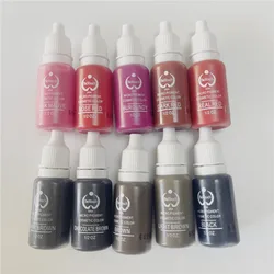 1Pcs BTCH Microblading Pigment Semi Permanent Makeup Eyebrow Tattoo Ink Lips Eye Line Brown Red Black Color