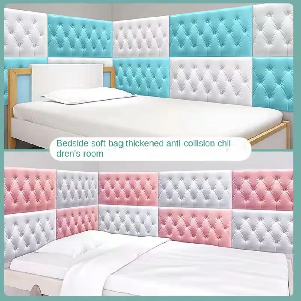 عالية الجودة رشاقته ثلاثية الأبعاد ملصقات جدار المضادة للتصادم ذاتية اللصق وسادة مريحة لتقوم بها بنفسك خلفية غرفة نوم الاطفال