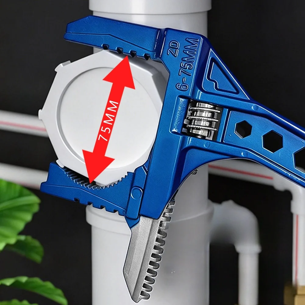 Multifunctional Bathroom Wrench Adjustable Spanner Wrench Spanner For Pipe Nut And Screw Removal Pipe Wrench Hand Tools