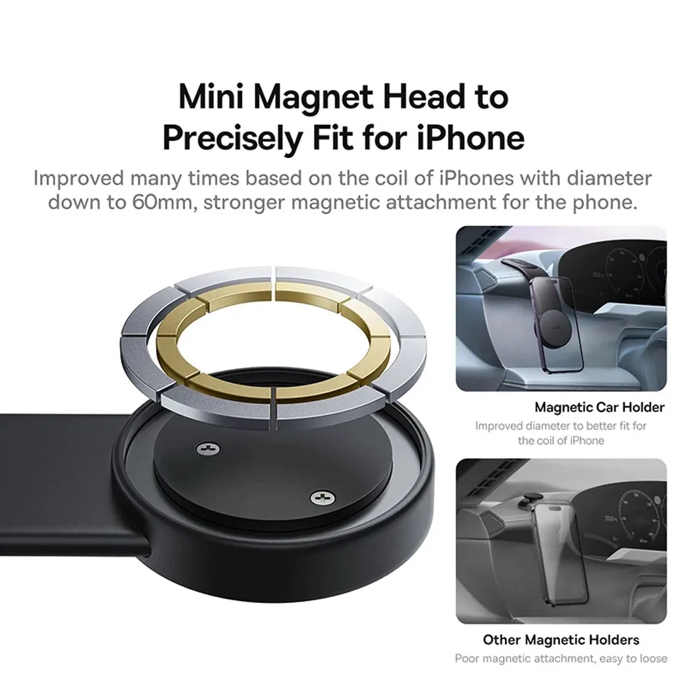 Universal Magnetic Car Phone Holder Stand Foldable Telephone Support Mount for Iphone 12 13 14 ProMax For Huawei Samsung Xiaomi