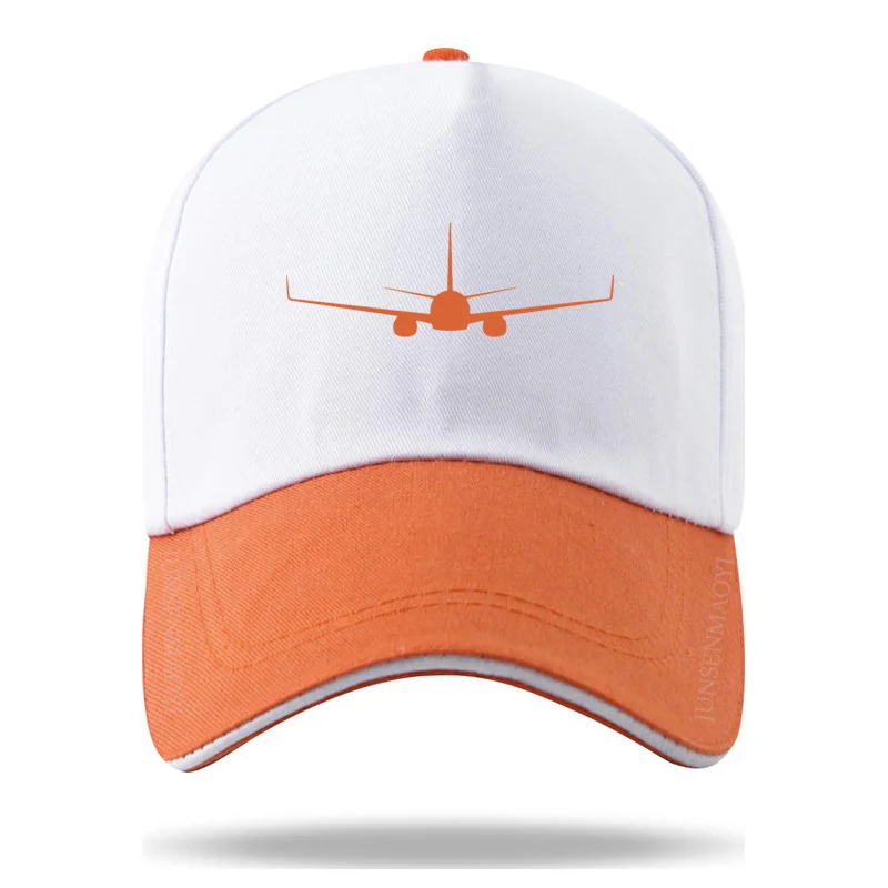 New Boeing 737-800 Plane Print Color matching Baseball Cap Casquette Hats Fitted Casual Hip Hop Dad Hats for Men Women Unisex