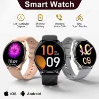Reloj inteligente para hombre y mujer, conexión Bluetooth, llamada de voz, reloj deportivo, monitoreo de salud, múltiples modos deportivos, podómetro