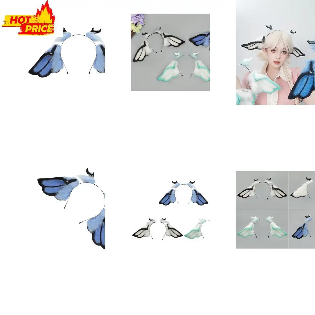 

Roleplay Animal Ear Hairband Plush Fantasy Roleplay Animal Ear Costume Accessory