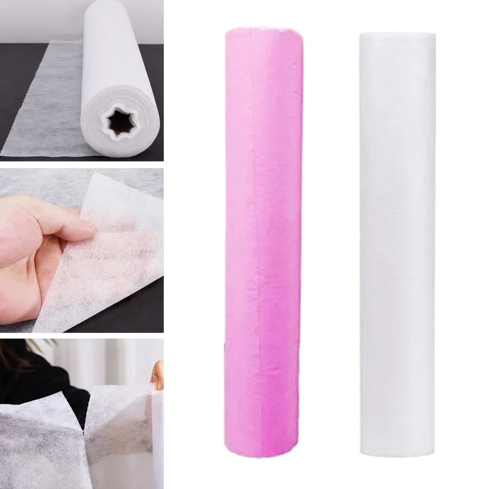 50 pcs Disposable Spa Massage Mattress Sheets Salon Massage Bed Sheets Non-Woven Headrest Paper Roll Table Cover Tattoo Supply