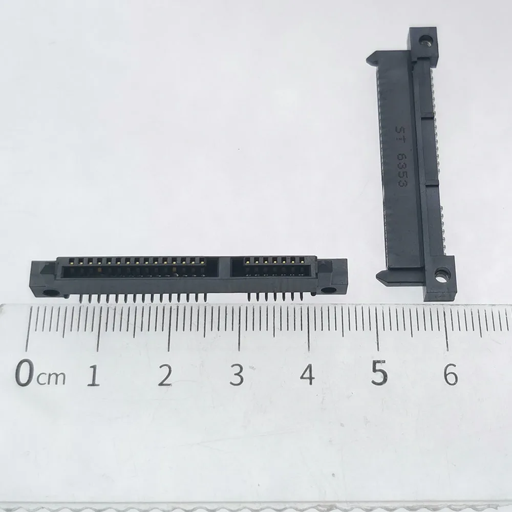 5pcs Notebook SATA 7P+15P 22Pin Female Socket Connector Hard Disk Port 22P SATA HardDisk Interface Socket Slots