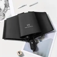 8-Rib Automatic folding Umbrella - Compact, lightweight, durable, UV protection - rain and sun umbrella, automatic sunshade 01