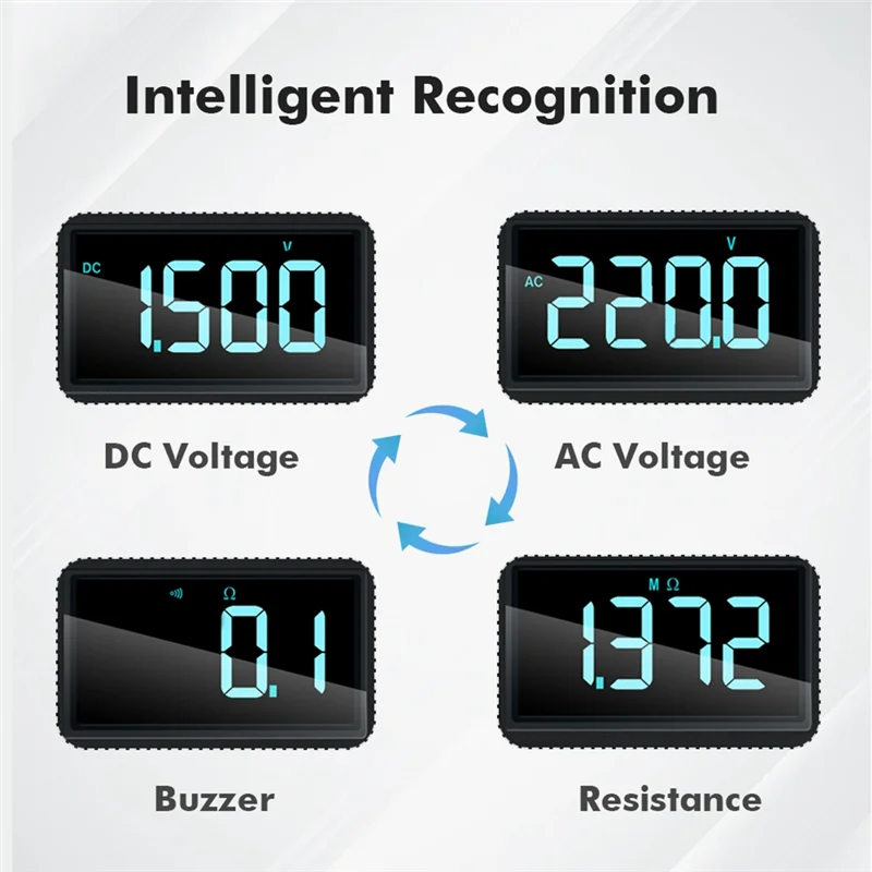 インテリジェント多機能リーク電流計,大画面,AC-DC,600ma-60a,268B