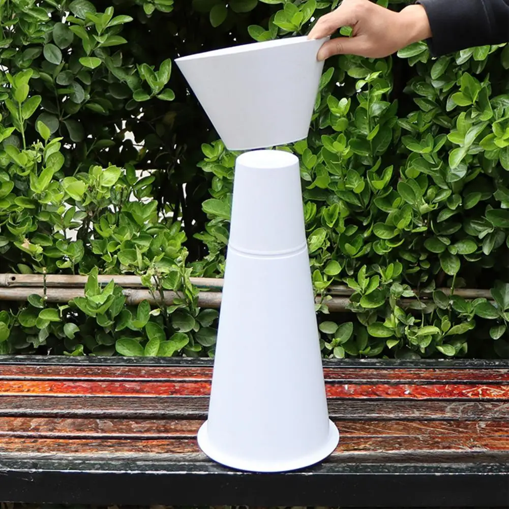 Flowerpot Bouquet Base Built-in Bouquet Fixing Flowerpot Thickened Flower Arranging Bucket with Sleeve Heavy-duty for Bouquets
