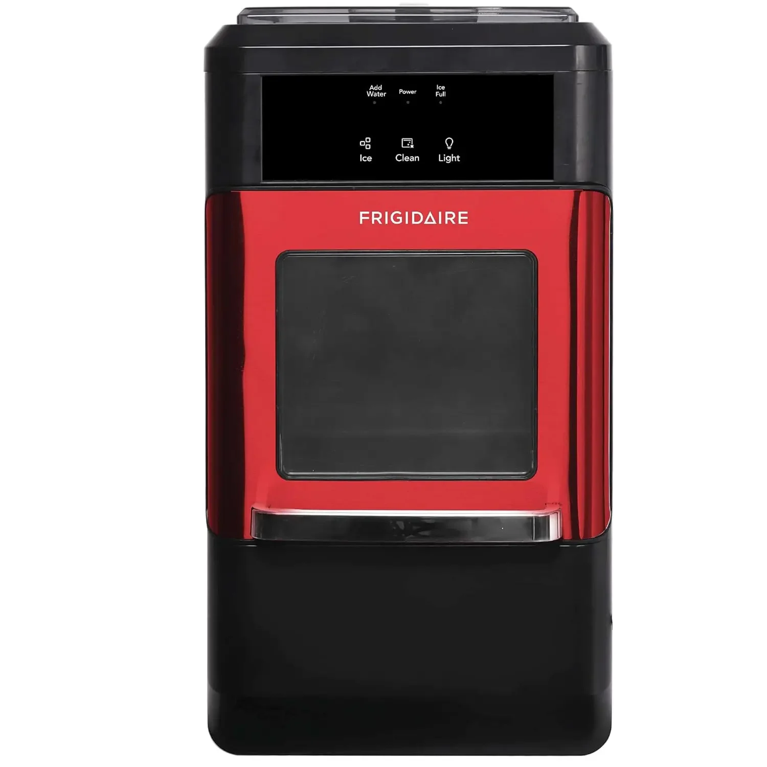 Countertop Crunchy Chewable Nugget Ice Maker, Red Stainless, 44lbs per Day, for EFIC237-SSRED EFIC237