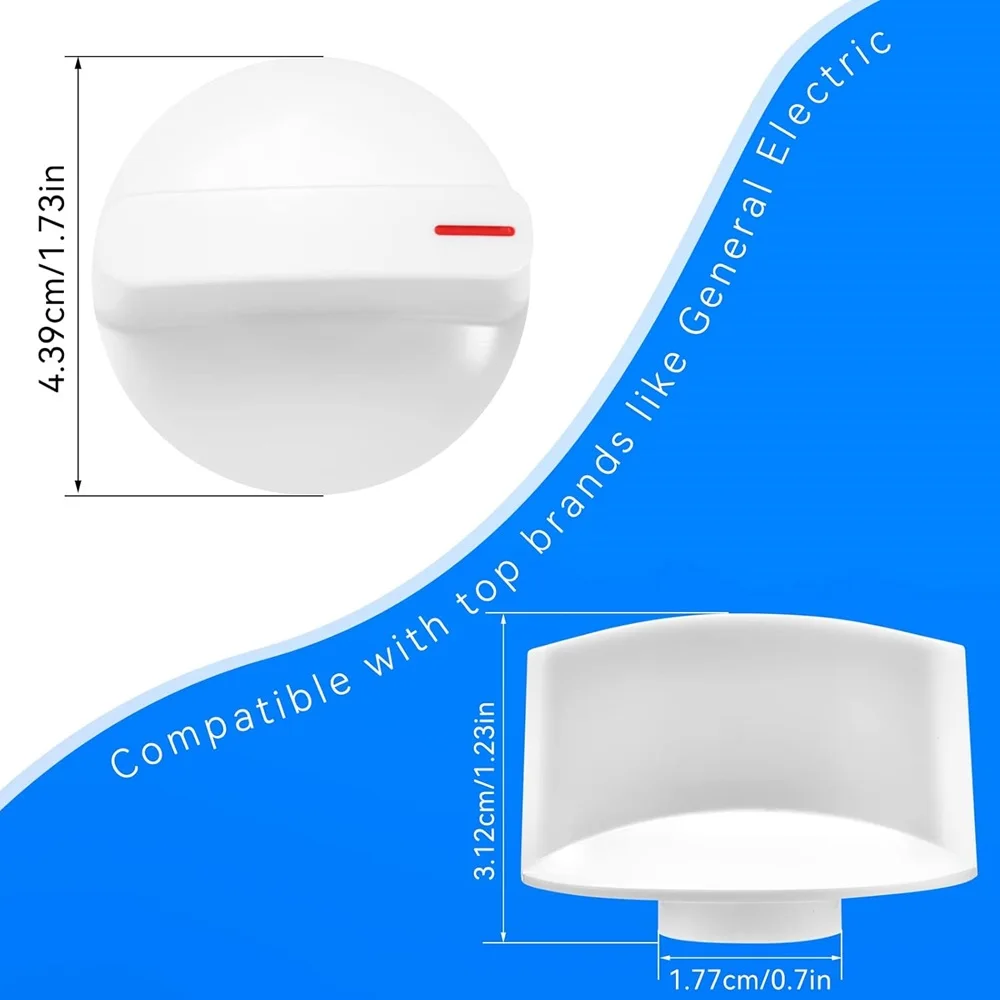 2-pak WH1X2721 Pokrętło suszarki kompatybilne z częściami suszarki Hotpoint GE AP 2044893   123C7931 EA 271094   PS 271094