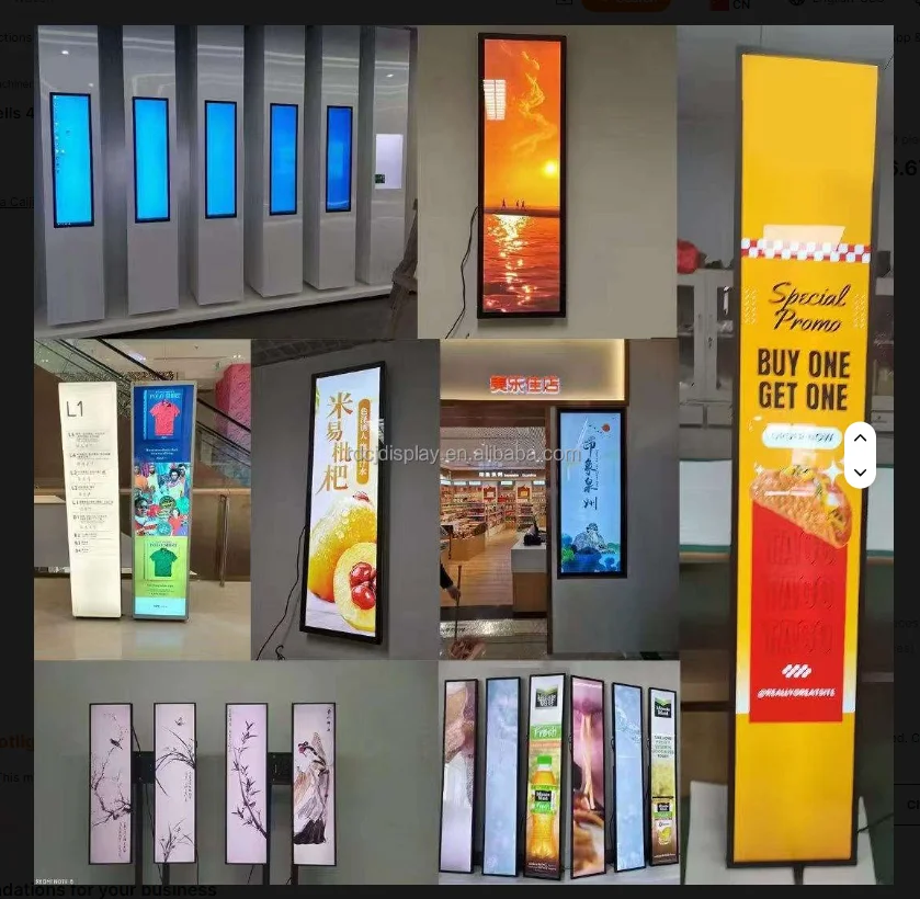 Factory Directly Sells 48.8 Inch HD Bar Lcd Display China 49.5 Inch Lcd Advertising Screen Kiosk