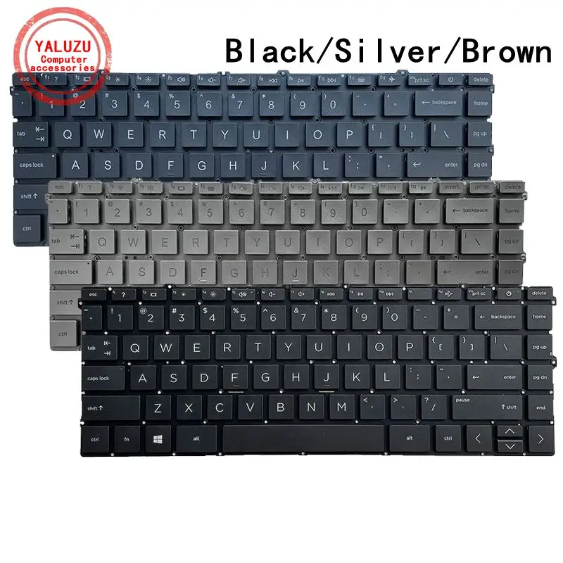 

US English NEW Laptop Keyboard For HP 14-DW 14M-DW 14-DV 14-DY 14-EK 14-EC 13-BB TPN-I137 TPN-Q244 TPN-Q234 TPN-E267