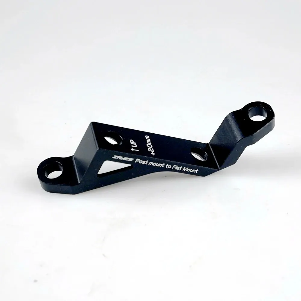 ZRACE Post Mount to Flat Mount Brake Adapter, +20mm 140-160, Post to Flat Mount Brake Adapter