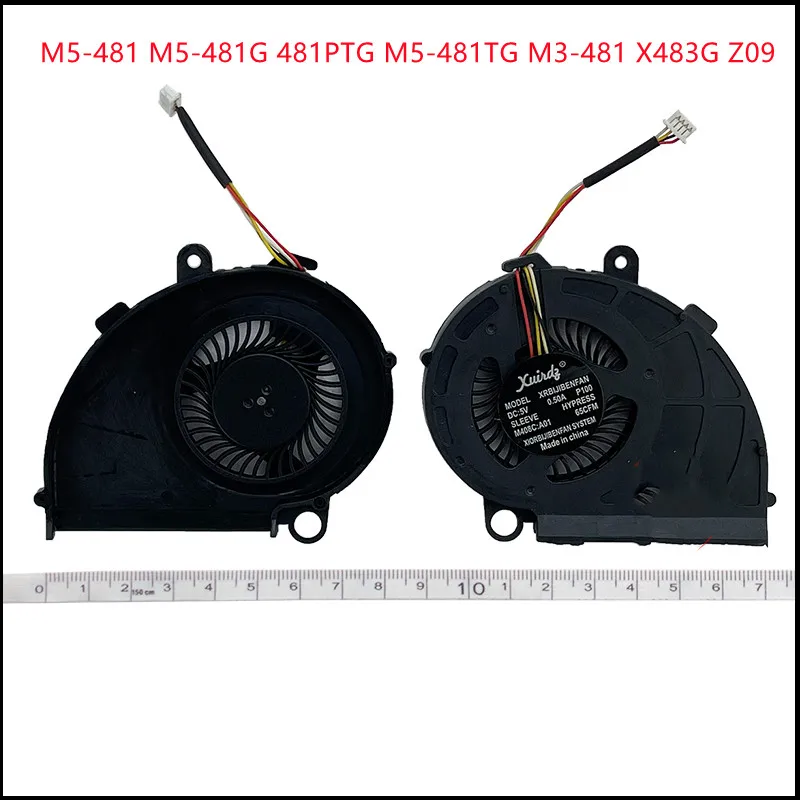 New Laptop CPU Cooling Fan Cooler For Acer M5-481 M5-481G 481PTG M5-481TG M3-481 X483G Z09